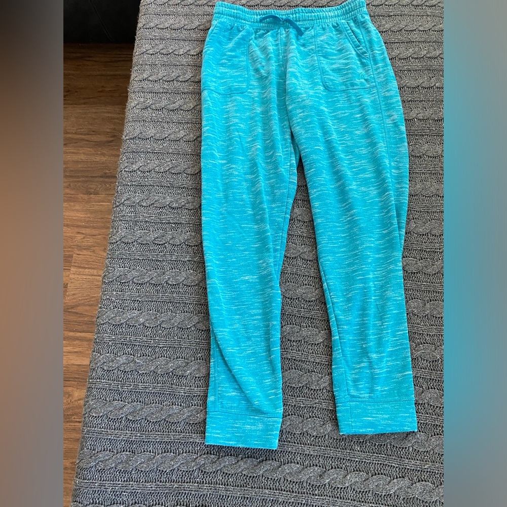 Blue sweatpants